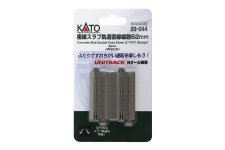 KATO-Lemke K20-044 - N - Doppelgleis Plattenfahrbahn, gerade, 62 mm (2 Stück)